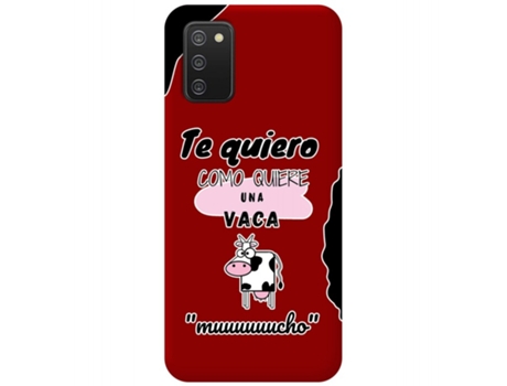 Carcasa Samsung Galaxy A02s TUMUNDOSMARTPHONE Silicona Líquida Dibujos Rojo
