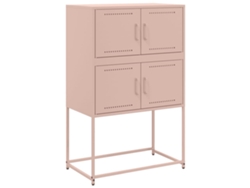 Maison Exclusive - Aparador De Acero Rosa 68,5x38,5x107 Cm