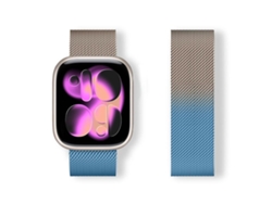 Pulsera magnética milanesa FWINL para Apple Watch de 42/41/40/38 mm, acero inoxidable