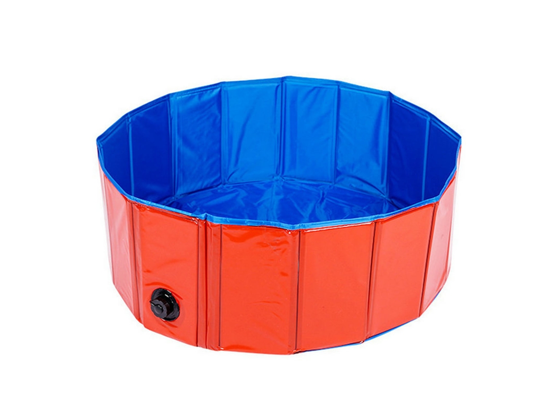 Piscina de PVC resistente para mascotas, piscina plegable portátil para niños y familias.