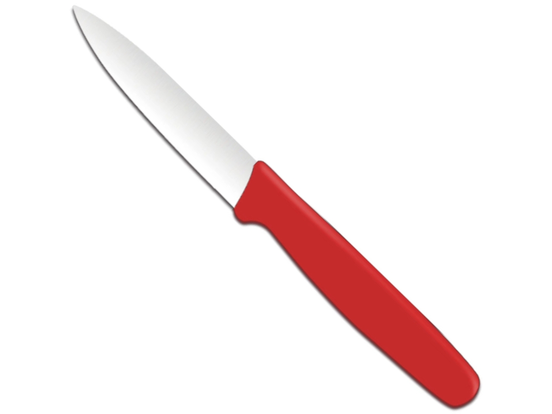 Cuchillo pelador HENDI rojo de punta fina de 192 mm