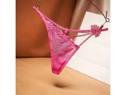 2026-braguitas Sexy De Encaje Con Bordado Transparente Para Mujer Tanga De Malla Y Algodón Bajo Talle Talla Única
