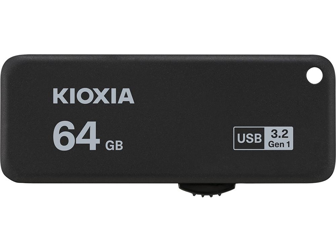Kioxia Transmemory U365 Unidad de memoria USB 64Gb Usb tipo A 3.2 Gen 1 3.1 Gen 1 Negro