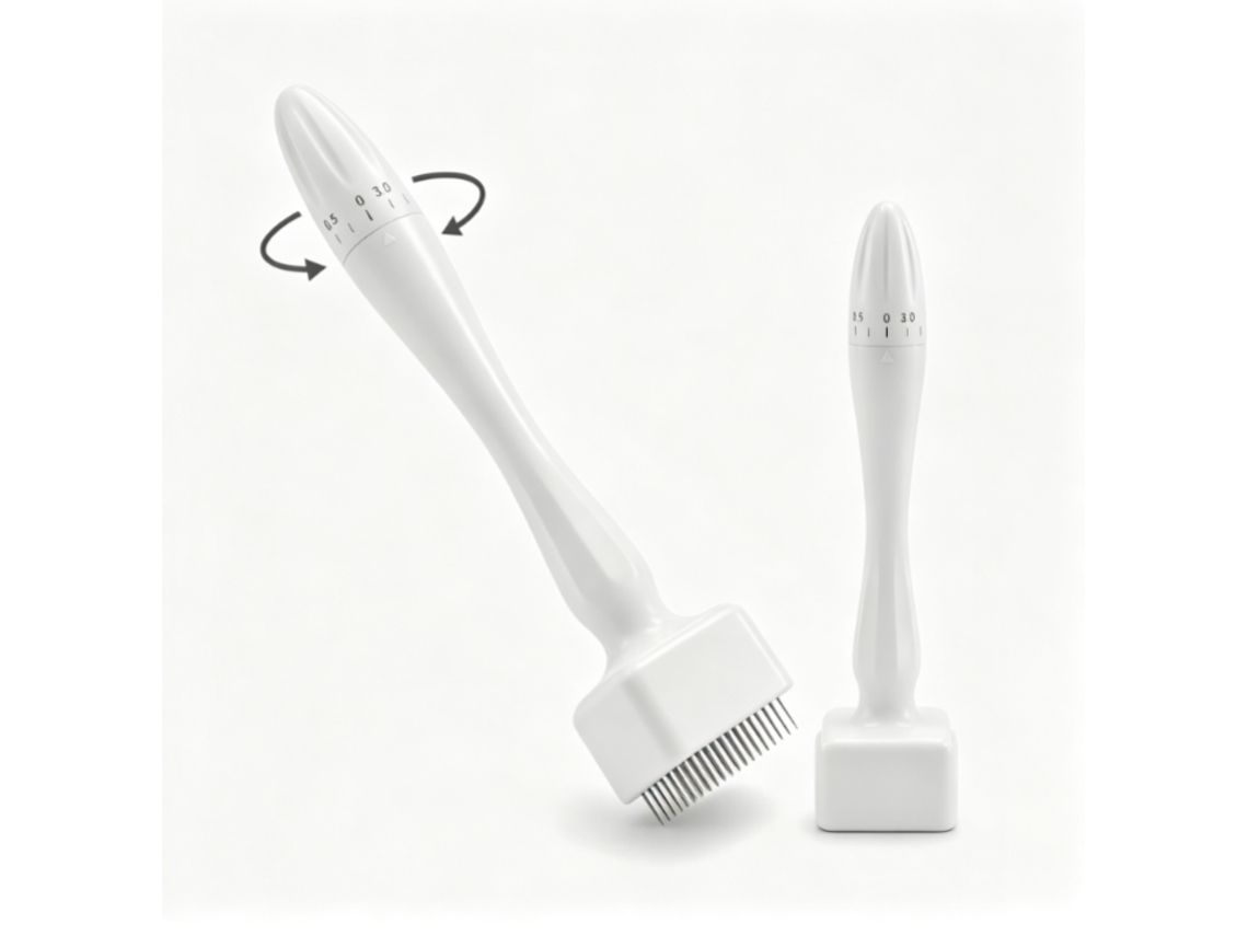 Herramienta De Microaguja Unisex, Profundidad Flexible 0-3mm, Para Piel, Barba Y Cuero Cabelludo.