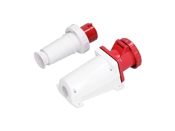 Conjunto de conectores industriales impermeables Omni IP67, trifásicos, 4 pines, 63 A, 3P+E, 380 V, 415 V