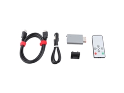 Adaptador HDMI con soporte para curvatura de línea y control remoto