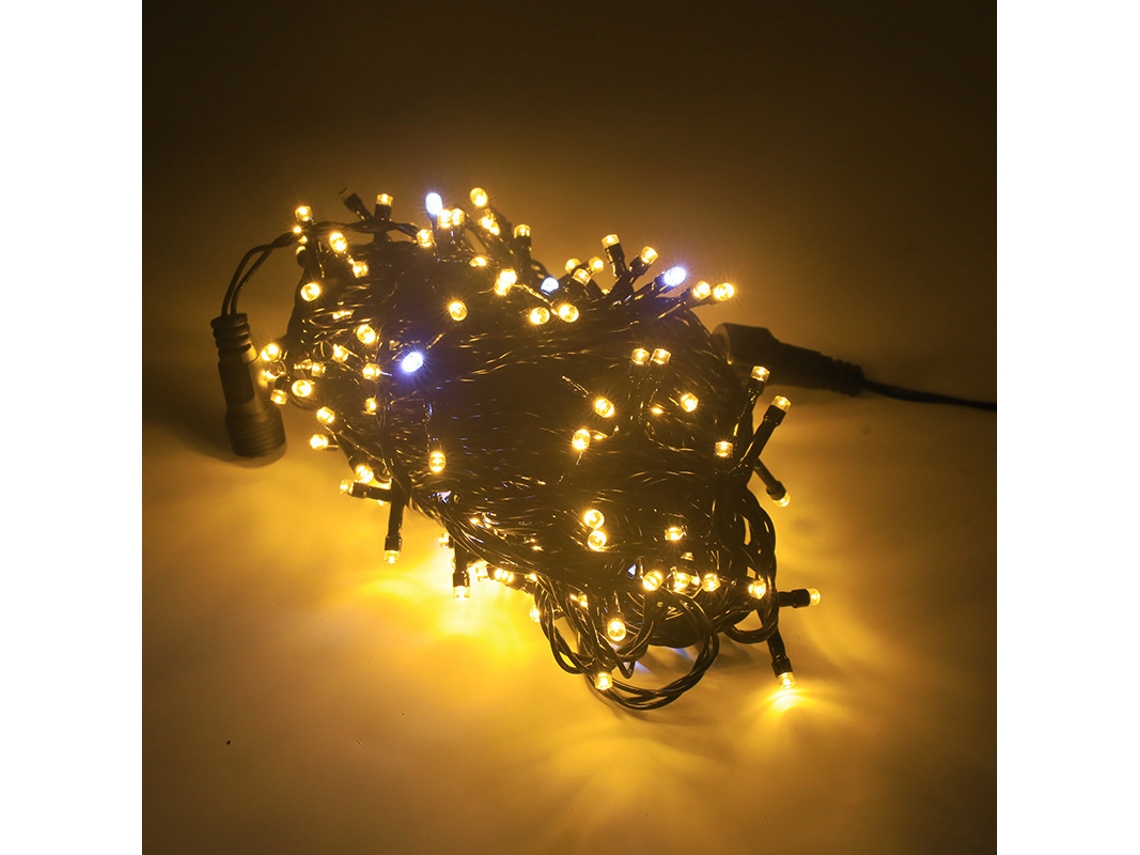 Guirnalda De Luces Navideñas De 1000 Luces, Blanco Cálido. Para Interiores Y Exteriores. Protección Ip44*.
