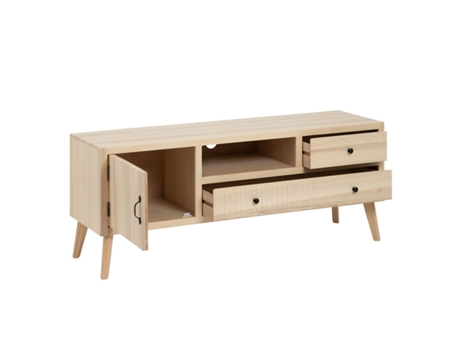 Mueble de TV BIGBUY HOME (Marrón - Madera - 140 x 40 x 55 cm)