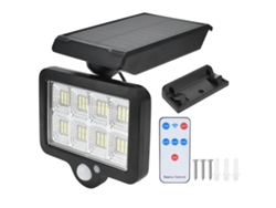 Aplique solar de pared, resistente al agua, con 96 LED, CHABERLU