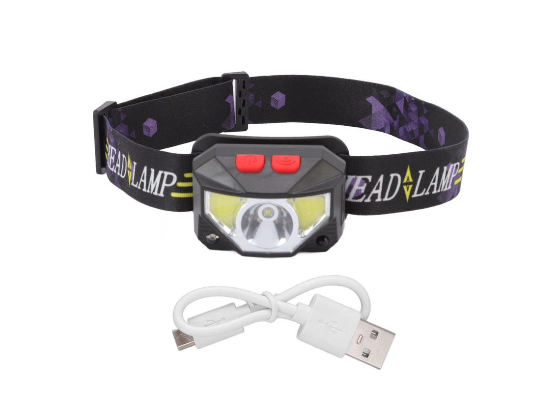 Linterna frontal LED para exteriores, mini, multifuncional, en ABS CHABERLU