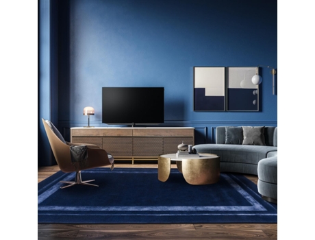 Alfombra Redonda Redbrook Azul 150X150 Rond LAURA ASHLEY