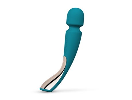 Estimulador LELO Smart Wand 2 Masajeador Corporal Mediano "Varita" Azul Océano (Masajeador para El Alivio de La Tensión Muscular y El Placer - Resi...