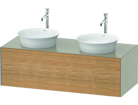 DURAVIT Tulip blanco, mueble de pared, ancho 1300 x fondo 550mm, con 1x extraíble, con tecnología tip-on, WT4978B