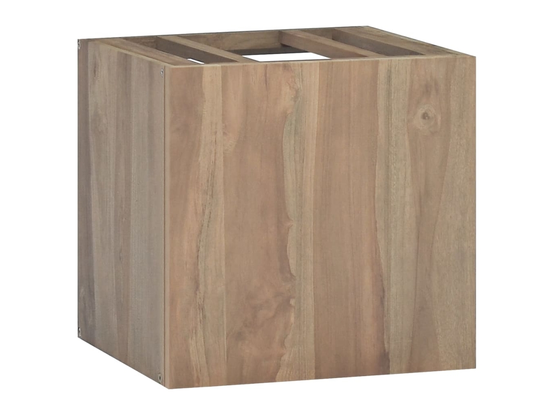Mueble de baño de pared 46x25,5x40 cm Teca maciza Lovely Home