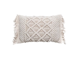 Cojín Macramé 30 X 50 Cm Beige