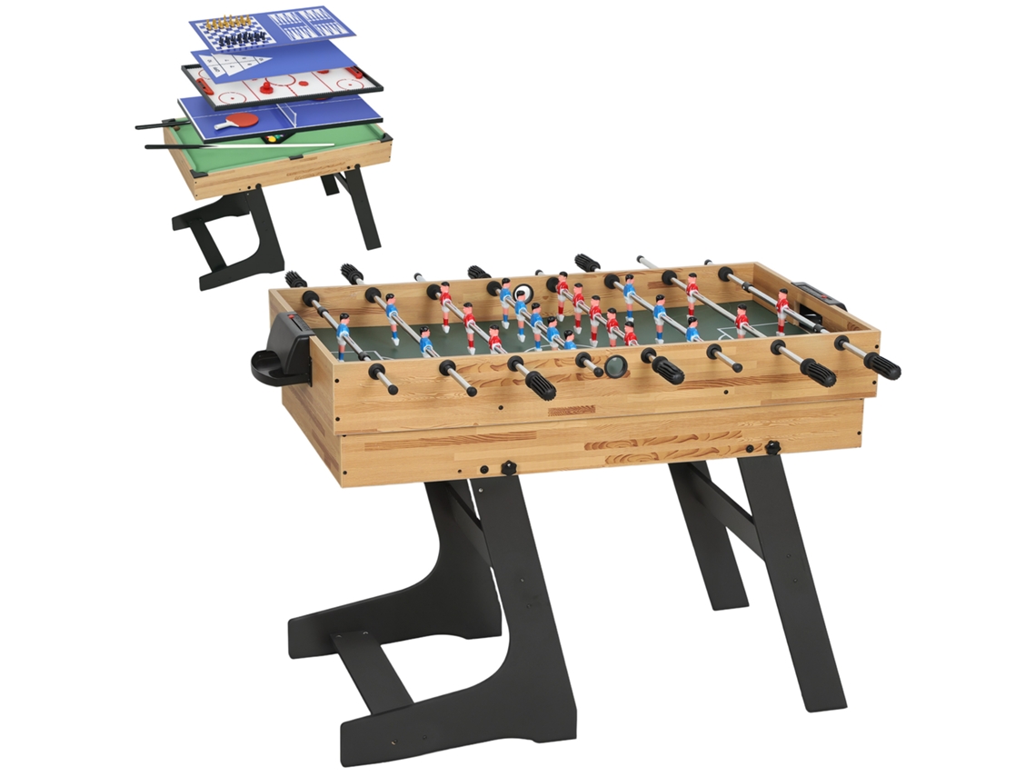 Mesa Multijuegos 13 En 1 Futbolín Billar Niños Adultos