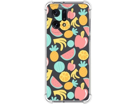 Carcasa para Oppo Find X5 5G TUMUNDOSMARTPHONE Dibujos Antigolpes Frutas 02 Multicolor