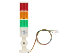 Luz de alarma LED con zumbador, máquina CNC, 24 V CC, señal de advertencia roja, naranja y verde