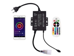 Controlador Led Wifi De Alto Voltaje De 1500 W Con Control Por Aplicación, Temporizador Musical Y Control Remoto Por Infrarrojos.