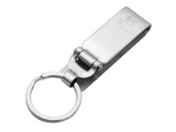 Porta-chaves Anti-perda Em Aço Inoxidável Para Cinto, Com Clipe Para Chaves E Argolas Removíveis Para Homens.