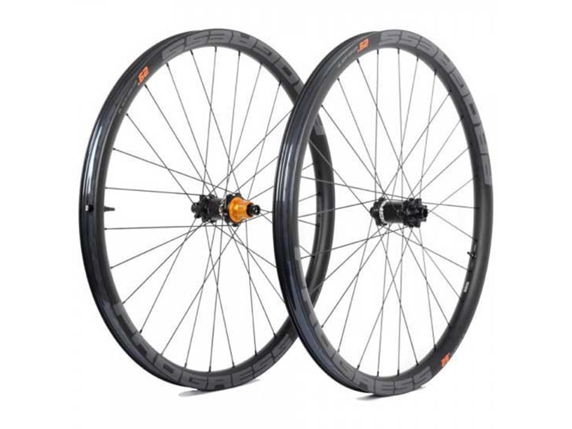Par Rodas Mtb Eb Plus Nitro 29´´ Tubeless Preto 15 X 100 / 12 X 142 Mm / Shimano/Sram Hgprogress