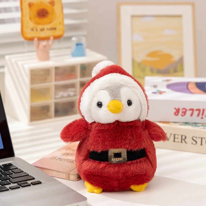 (rojo, 20 Cm) Lindo Peluche Realista De Pingüino De Dibujos Animados Estilo Anime