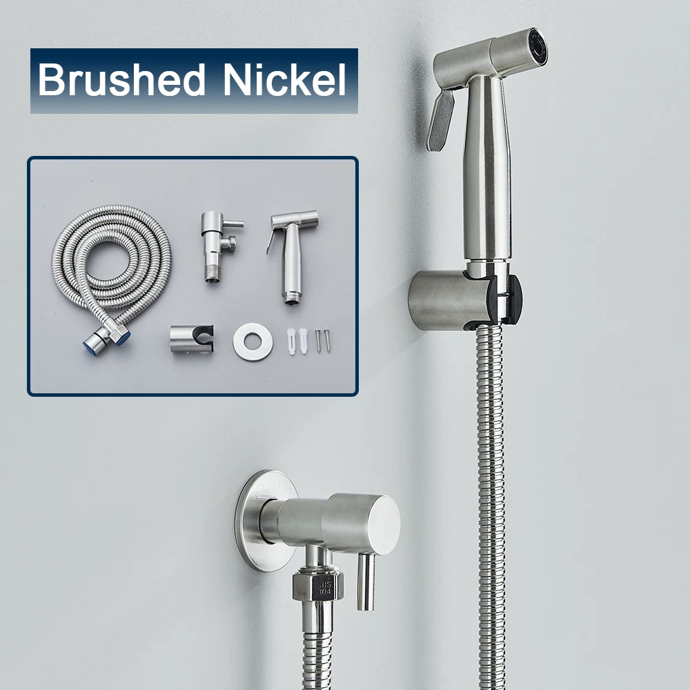 Cabezal de ducha de baño con descarga simple para agua fría, fabricado en acero inoxidable 304.