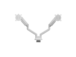 Soporte de Escritorio ONE FOR ALL para 2 Monitores con 2 Brazos DM4220 (13" a 35" - Blanco)