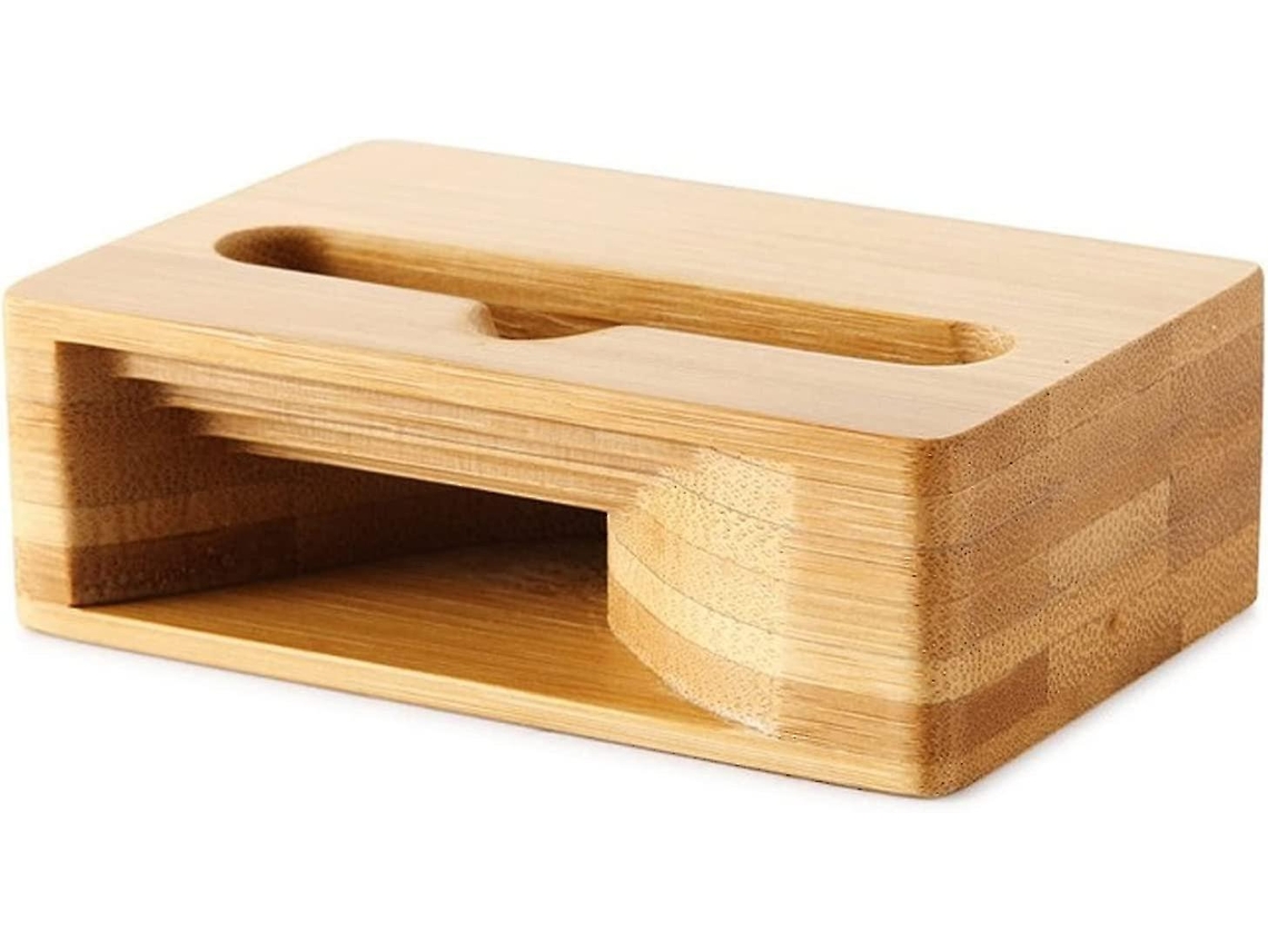 VVJIJILLY Suporte De Bambu Para Celular, Suporte Universal Para Celular Com Ressonância De Eco, Amplie Sua Vida Naturalmente, Suporte Para Celular Com Superfíci