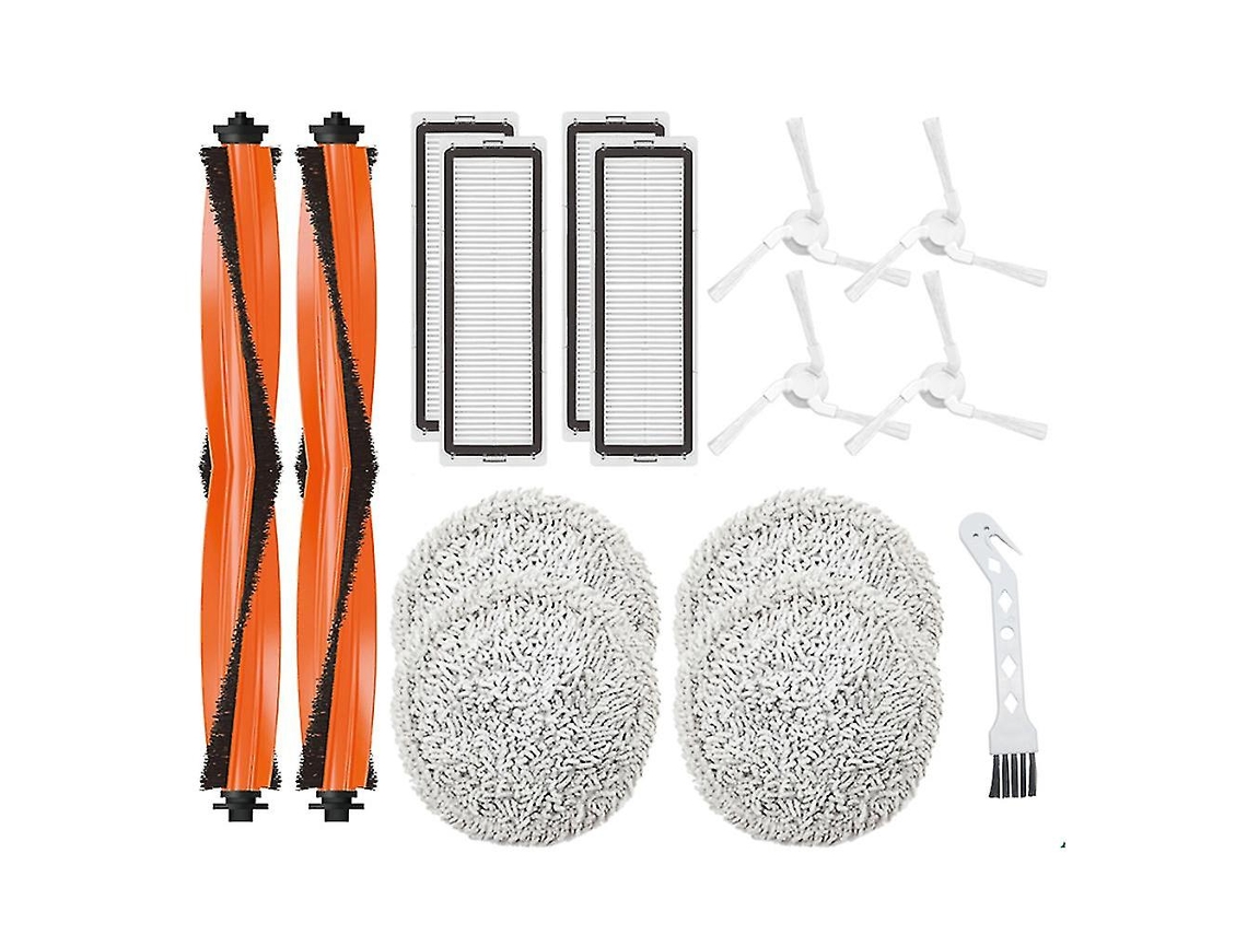 Cepillo lateral principal, filtro y paño de fregona compatibles con Mijia Pro Xiaomi Stytj06zhm