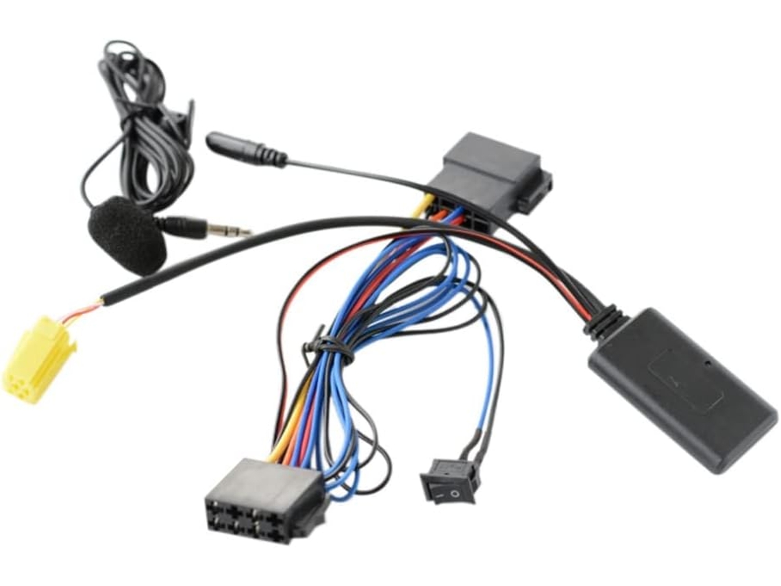 Cable Auxiliar Bluetooth 5.0 Para Coche - Micrófono Manos Libres - Adaptador De Radio Rd09