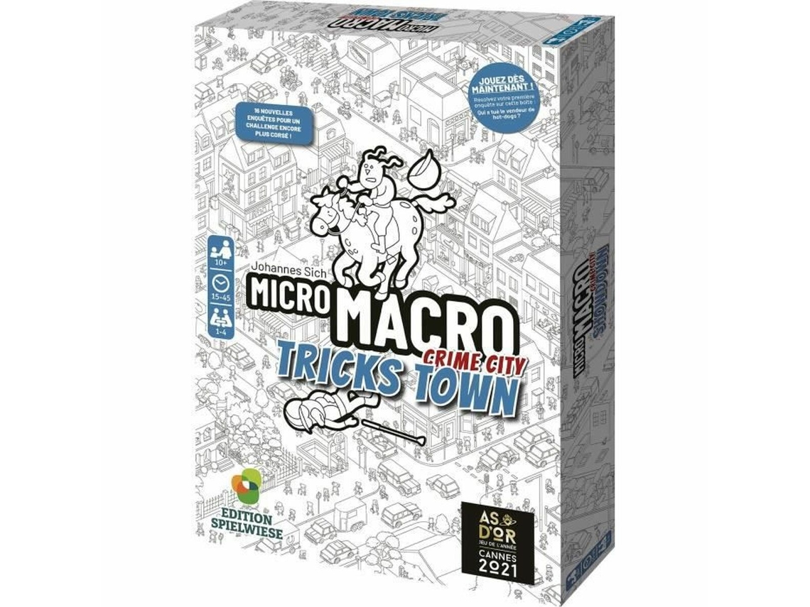 Juego de Mesa BLACKROCK Micro Macro: Crime City - Tricks Town