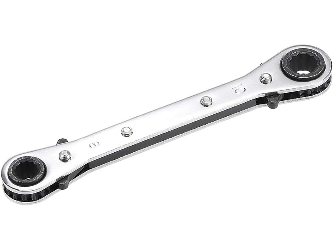 Llave De Carraca Reversible De Doble Extremo De 8 Mm X 10 Mm, Cr-v