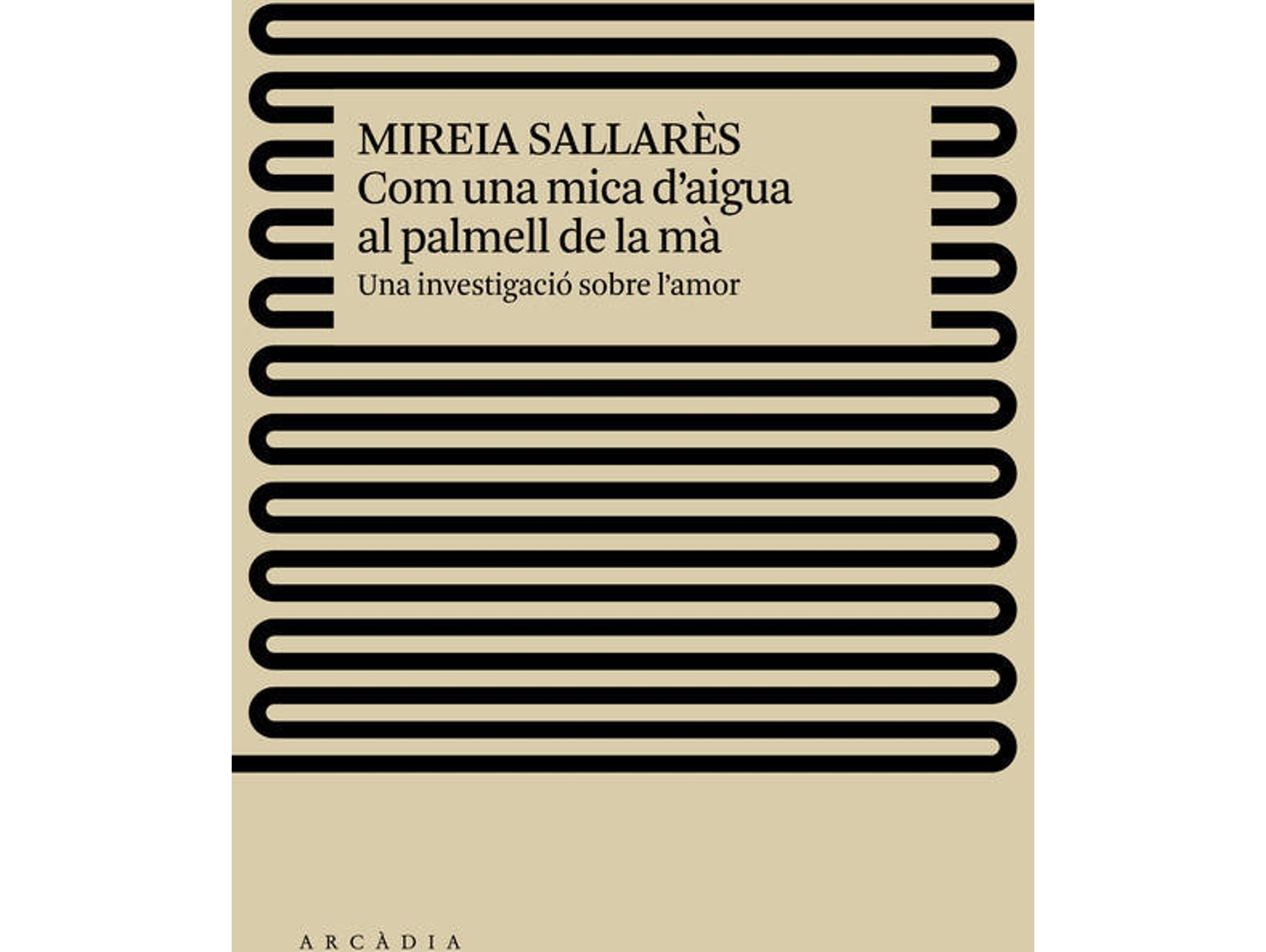 Libro Com Una Mica D'Aigua Al Palmell De La Mà de Mireia Sallarès (Catalán)