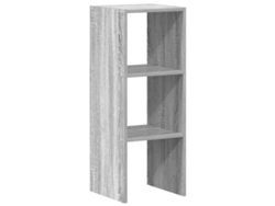 Maison Exclusive - Librería Apilable Madera Contrachapada Sonoma Gris 30x30x80 Cm