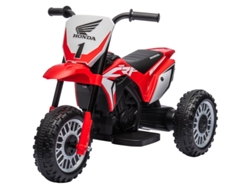 Motocicleta Eléctrica Honda, 3 Km/h, Efectos De Sonido, 18-36 Meses, Roja.