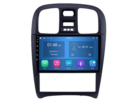 Autoradio 4GB RAM64GB ROM ROVERONE para Hyundai Sonata EF 2001 - 2012 CarPlay Android Coche Radio Bluetooth Navegación