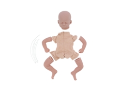 Rebe-kit De Boneco Reborn Simulado Diy Peças De Vinil Não Pintadas Moldes Acessórios Brinquedo Para Crianças