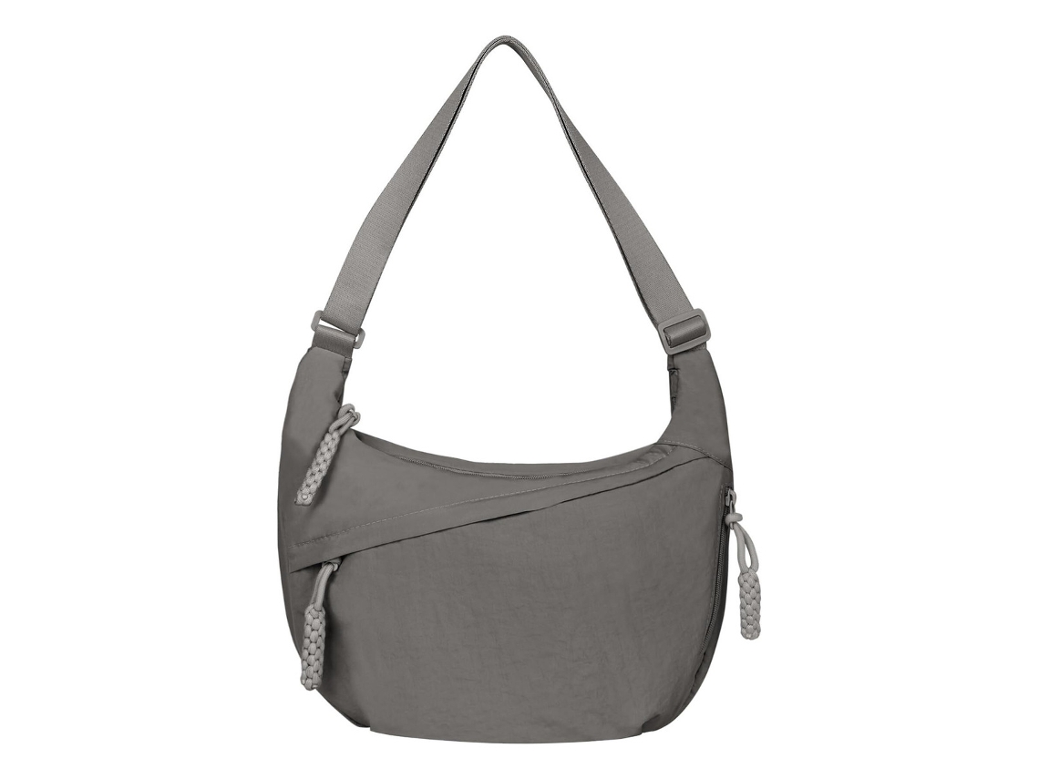 Bolso bandolera ligero con forma de media luna para mujer vayotoy