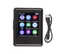 Reproductor Portátil De Mp3 Y Mp4 Con Bluetooth 5.0, Pantalla De 1,77 Pulgadas, Sonido Hifi, Función De Grabación, Almacenamiento De Libros Electrónicos Y 8 Gb De Almacenamiento.