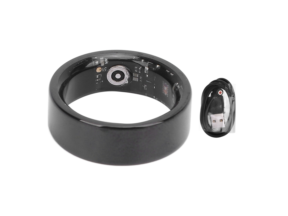 Anillo Inteligente Bluetooth 5.0 Resistente Al Agua Ip68 Rastreador De Fitness Con Múltiples Modos Deportivos Talla 8 Negro
