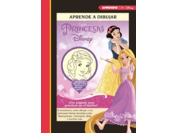 Libro Aprende A Dibujar A Las Princesas Disney (Crea, Juega Y Aprende Con Disney) de Disney (Español)