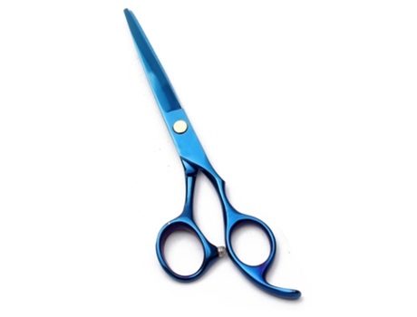 Tijeras para adelgazar el cabello tijeras para cortar los dientes peluquero profesional texturización de peluquería 5,5 pulgadas (azul)