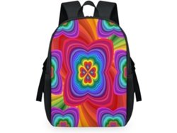 Mochila Tropicallife Estampado Floral Abstracto Para Niños Niñas Hombres Mujeres Versátil Mochila Escolar I