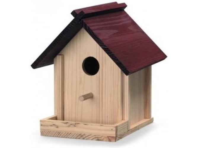 Caseta para Pájaros PADOVAN (Marrón - 19x20x23cm - Madera)