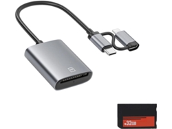 Tarjeta Y Lector Con Varias Opciones De Almacenamiento Continuo, Palos De Fotografía De Metal Abs Mejorados.