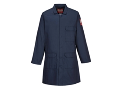 Bata Standard Resistente A La Llama - Comodidad Y Seguridad Azul Marino / Xxl
