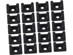 Abrazaderas Para Cables Tipo Silla De Montar, 100 Unidades, Para Montaje Estable, Base