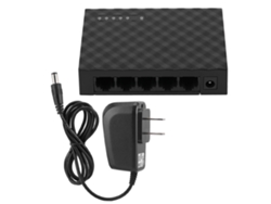 Switch Gigabit De 5 Puertos (caja De Plástico De 3ª Generación, Enchufe Ee.uu. 100-240v)