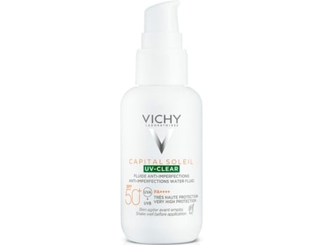 Protector Solar Fluido Vichy Capital Soleil Uv Clear Anti-imperfecciones Spf 50 (40 ml)
